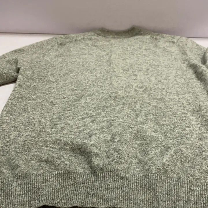 Comme des Garcons CDG Play Gray Knit Cardigan for Women 0079 Size L / US 10 / IT 46 - 14 Thumbnail