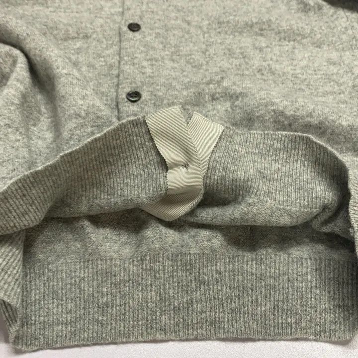 Comme des Garcons CDG Play Gray Knit Cardigan for Women 0079 Size L / US 10 / IT 46 - 13 Thumbnail