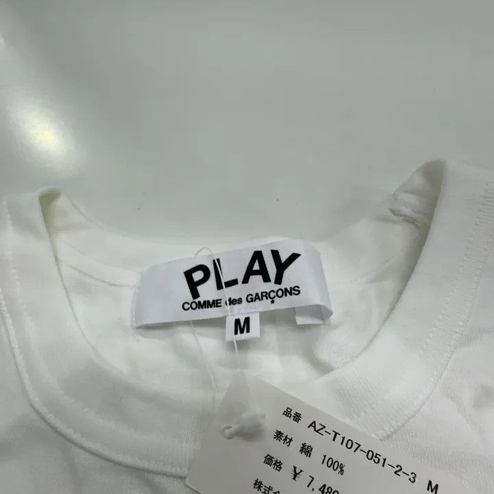 Comme des Garcons Comme des Garçons Play Red Heart T-Shirt 0079 Size M / US 6-8 / IT 42-44 - 5 Thumbnail