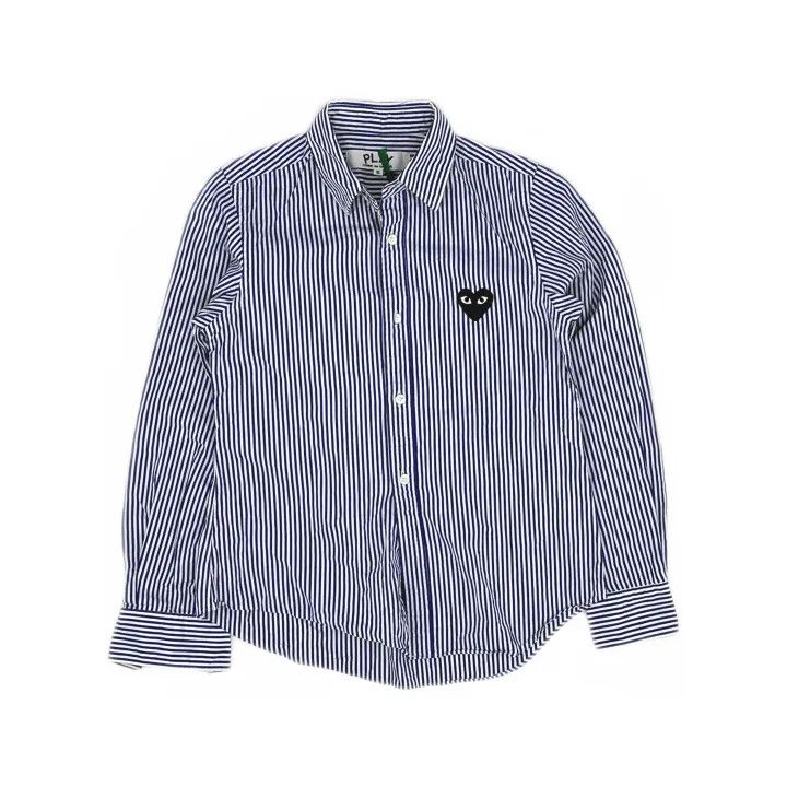 Comme des Garcons Comme des Garçons Play Striped Long Sleeve Shirt 0079 Size S / US 4 / IT 40 - 2 Thumbnail