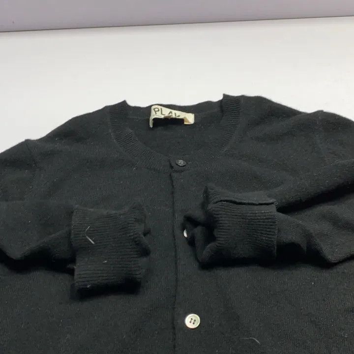 Comme des Garcons Comme des Garçons Play Black Knit Cardigan 0079 Size M / US 6-8 / IT 42-44 - 11 Thumbnail