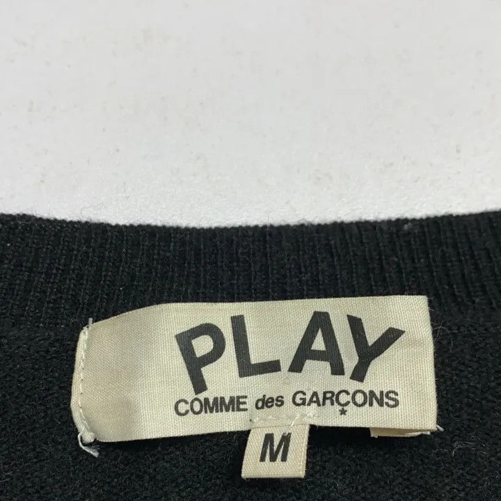 Comme des Garcons Comme des Garçons Play Black Knit Cardigan 0079 Size M / US 6-8 / IT 42-44 - 4 Thumbnail