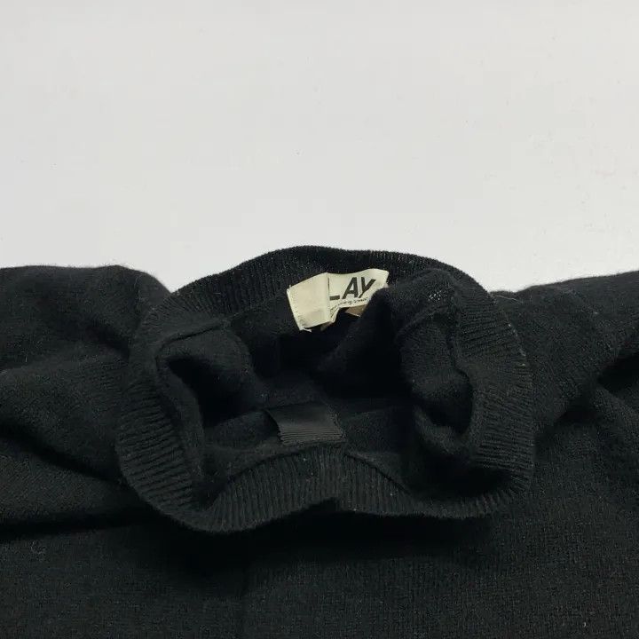 Comme des Garcons Comme des Garçons Play Black Knit Cardigan 0079 Size M / US 6-8 / IT 42-44 - 7 Thumbnail