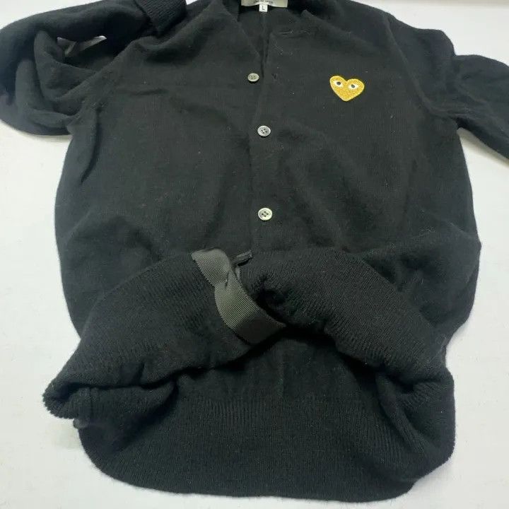 Comme des Garcons Comme des Garçons Play Black Cardigan 0079 Size L / US 10 / IT 46 - 9 Thumbnail