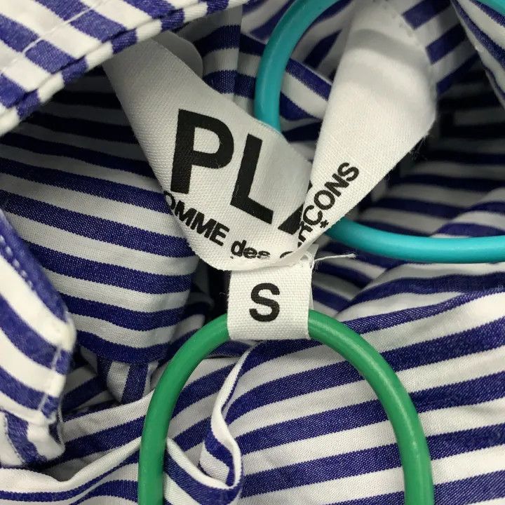 Comme des Garcons Comme des Garcons Play Striped Long Sleeve Shirt 0079 Size S / US 4 / IT 40 - 3 Thumbnail