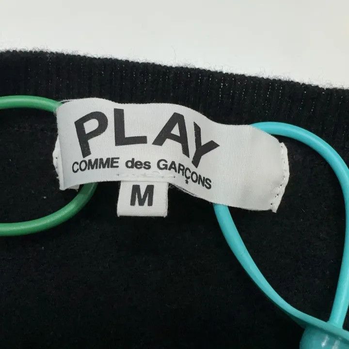 Comme des Garcons Comme Des Garcons Play Knitted Black Cardigan 0079 Size M / US 6-8 / IT 42-44 - 3 Thumbnail