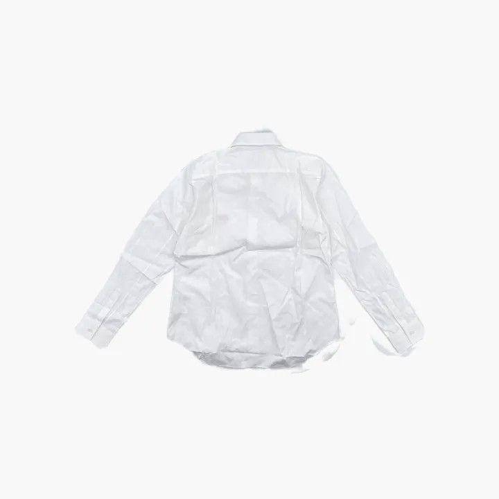 Comme des Garcons Comme des Garçons White Long Sleeve Shirt 0079 Size L / US 10 / IT 46 - 3 Thumbnail