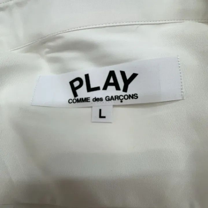 Comme des Garcons Comme des Garçons White Long Sleeve Shirt 0079 Size L / US 10 / IT 46 - 4 Thumbnail