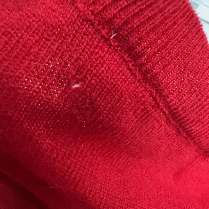 Comme des Garcons Comme des Garçons Play Red Wool Cardigan 0079 Size M / US 6-8 / IT 42-44 - 4 Thumbnail