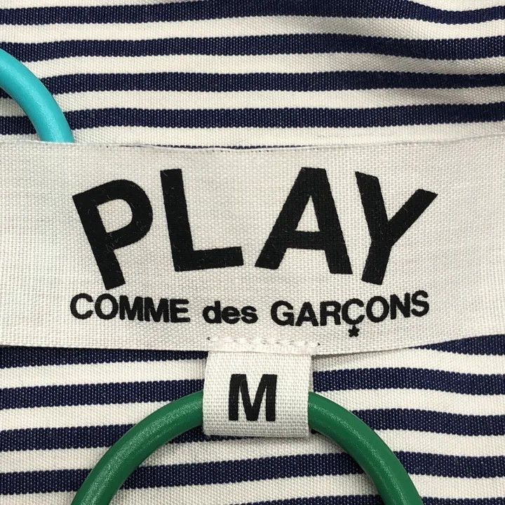 Comme des Garcons Comme des Garçons Play Striped Shirt for Women 0079 Size M / US 6-8 / IT 42-44 - 2 Thumbnail