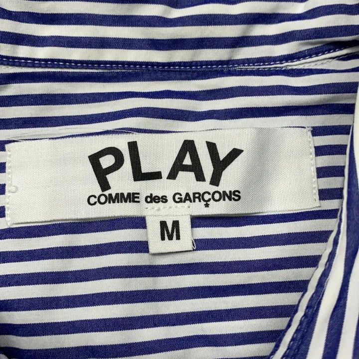 Comme des Garcons CDG Play Striped Long Sleeve Shirt for Women 0079 Size M / US 6-8 / IT 42-44 - 3 Thumbnail