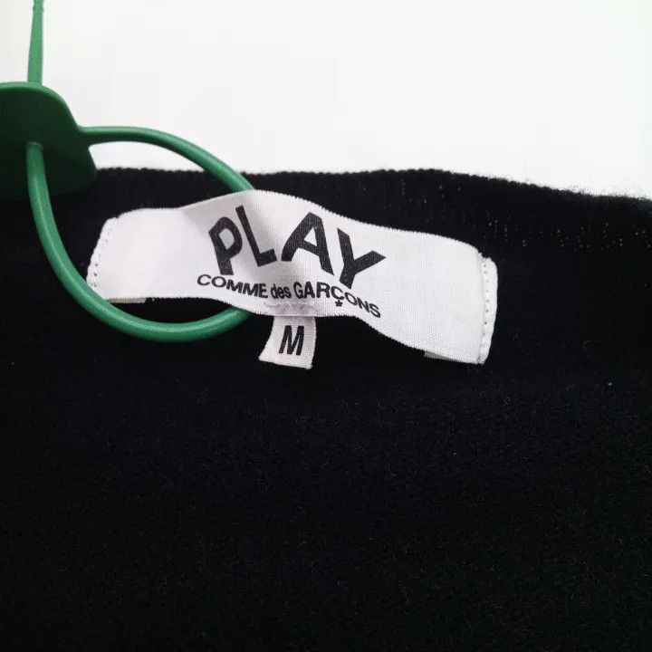 Comme des Garcons Comme des Garçons Play Black Knit Cardigan 0079 Size M / US 6-8 / IT 42-44 - 2 Thumbnail