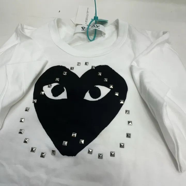 Comme des Garcons Comme des Garçons Play Heart Graphic T-Shirt 0079 Size M / US 6-8 / IT 42-44 - 5 Thumbnail