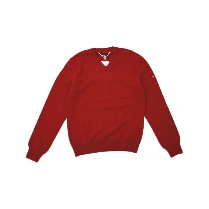 Comme des Garcons Comme des Garçons Play Red Heart V-Neck Sweater 0079 Size M / US 6-8 / IT 42-44 - 2 Thumbnail