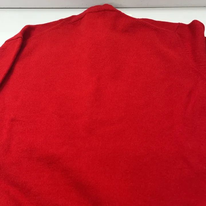 Comme des Garcons Comme des Garçons Play Red Heart V-Neck Sweater 0079 Size M / US 6-8 / IT 42-44 - 7 Thumbnail
