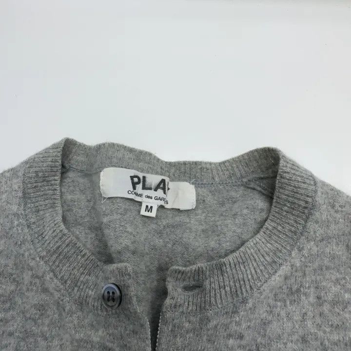 Comme des Garcons Comme des Garçons Play Gray Knit Cardigan 0079 Size M / US 6-8 / IT 42-44 - 6 Thumbnail