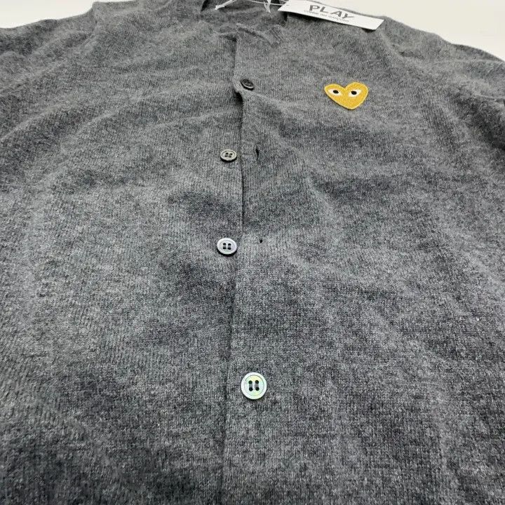 Comme des Garcons Comme des Garçons Play Gray Long Sleeve Cardigan 0079 Size M / US 6-8 / IT 42-44 - 7 Thumbnail