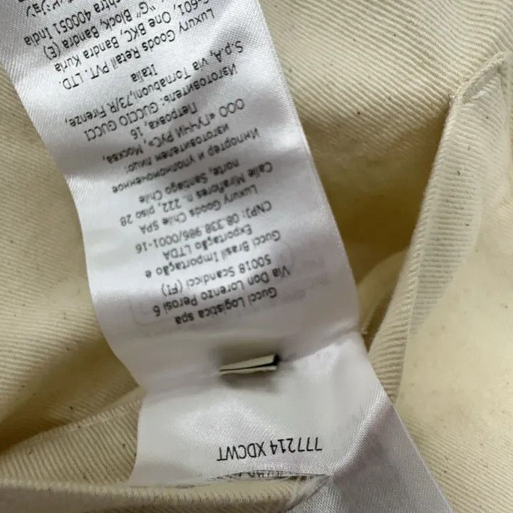 Gucci Gucci White GG Embroidered Denim Jacket 0079 Size M / US 6-8 / IT 42-44 - 8 Thumbnail