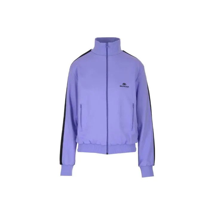 Balenciaga Balenciaga Women's Purple Sports Jacket Without Hood 0079 Size XS / US 0-2 / IT 36-38 - 2 Thumbnail