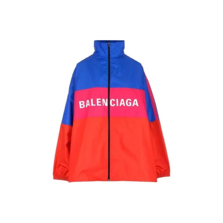 Balenciaga Balenciaga Color Block Zip-Up Jacket for Women 0079 Size XS / US 0-2 / IT 36-38 - 2 Thumbnail