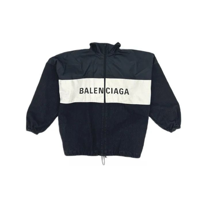 Balenciaga Balenciaga FW21 Logo Print Jacket for Women 0079 Size XS / US 0-2 / IT 36-38 - 2 Thumbnail