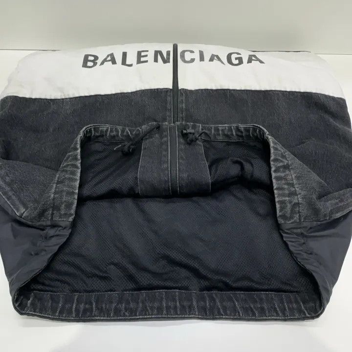 Balenciaga Balenciaga Black Logo Print Jacket 0079 Size S / US 4 / IT 40 - 10 Thumbnail