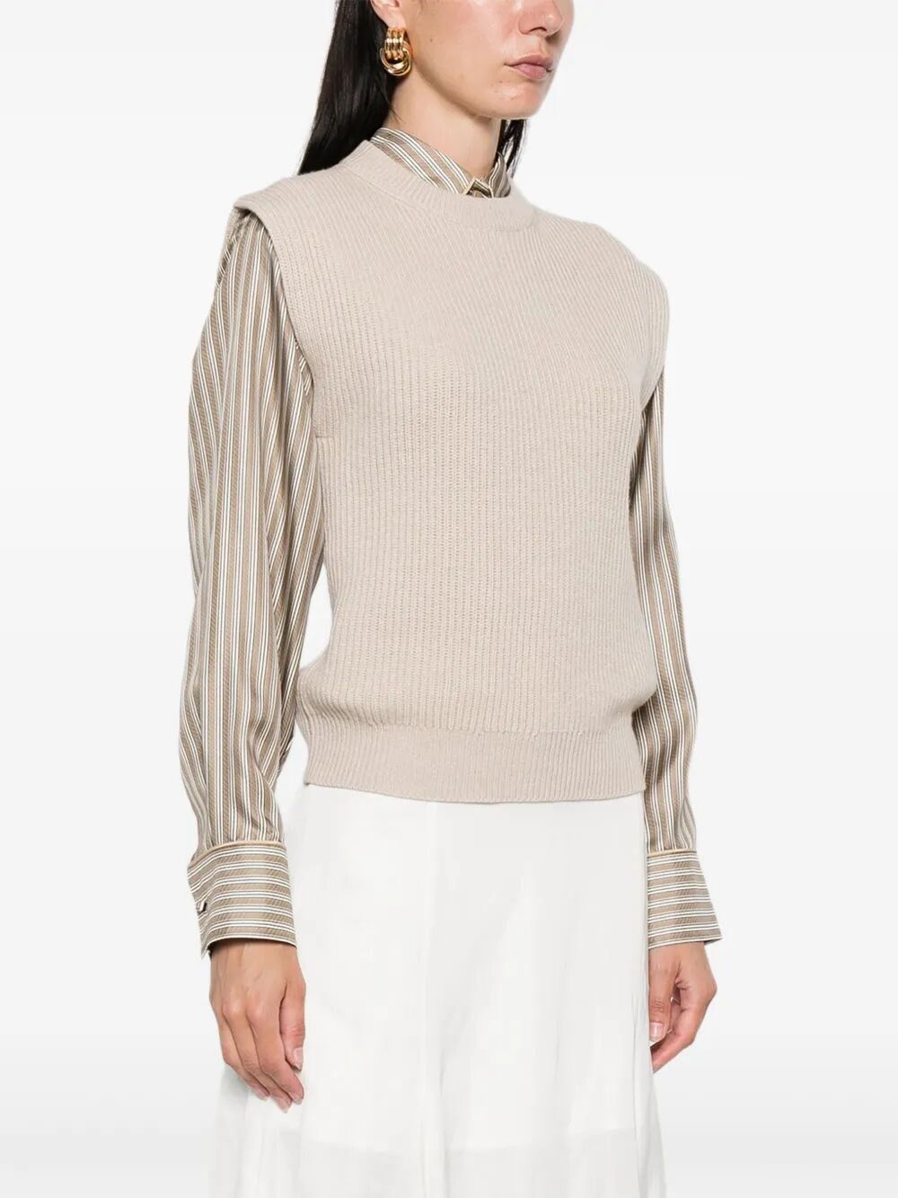 Brunello Cucinelli Knitted Vest Size S / US 4 / IT 40 - 5 Thumbnail