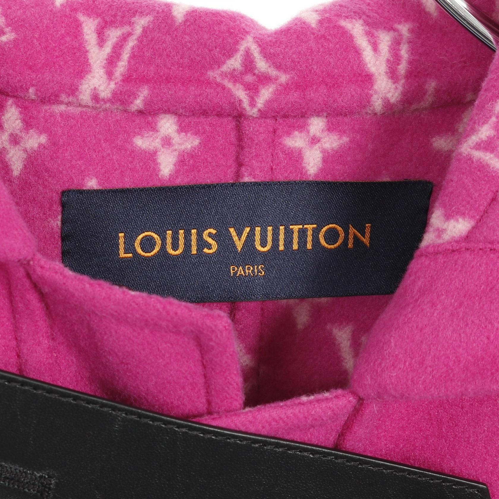 Louis Vuitton Louis Vuitton Louis Vuitton RW182W QWE FFCO01 Wool Silk Outerwear Others Outerwear RW182W QWE FFCO01 Size ONE SIZE - 3 Thumbnail