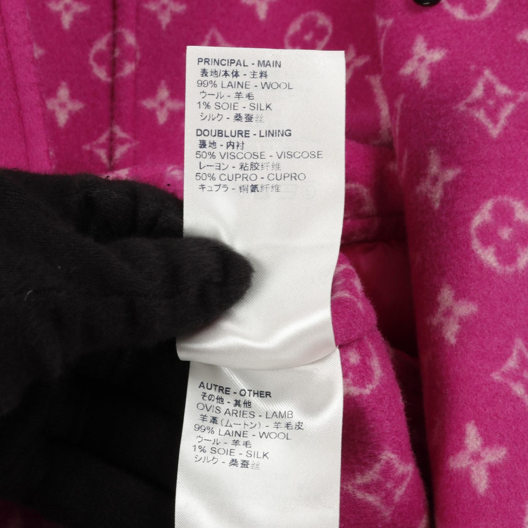 Louis Vuitton Louis Vuitton Louis Vuitton RW182W QWE FFCO01 Wool Silk Outerwear Others Outerwear RW182W QWE FFCO01 Size ONE SIZE - 5 Thumbnail