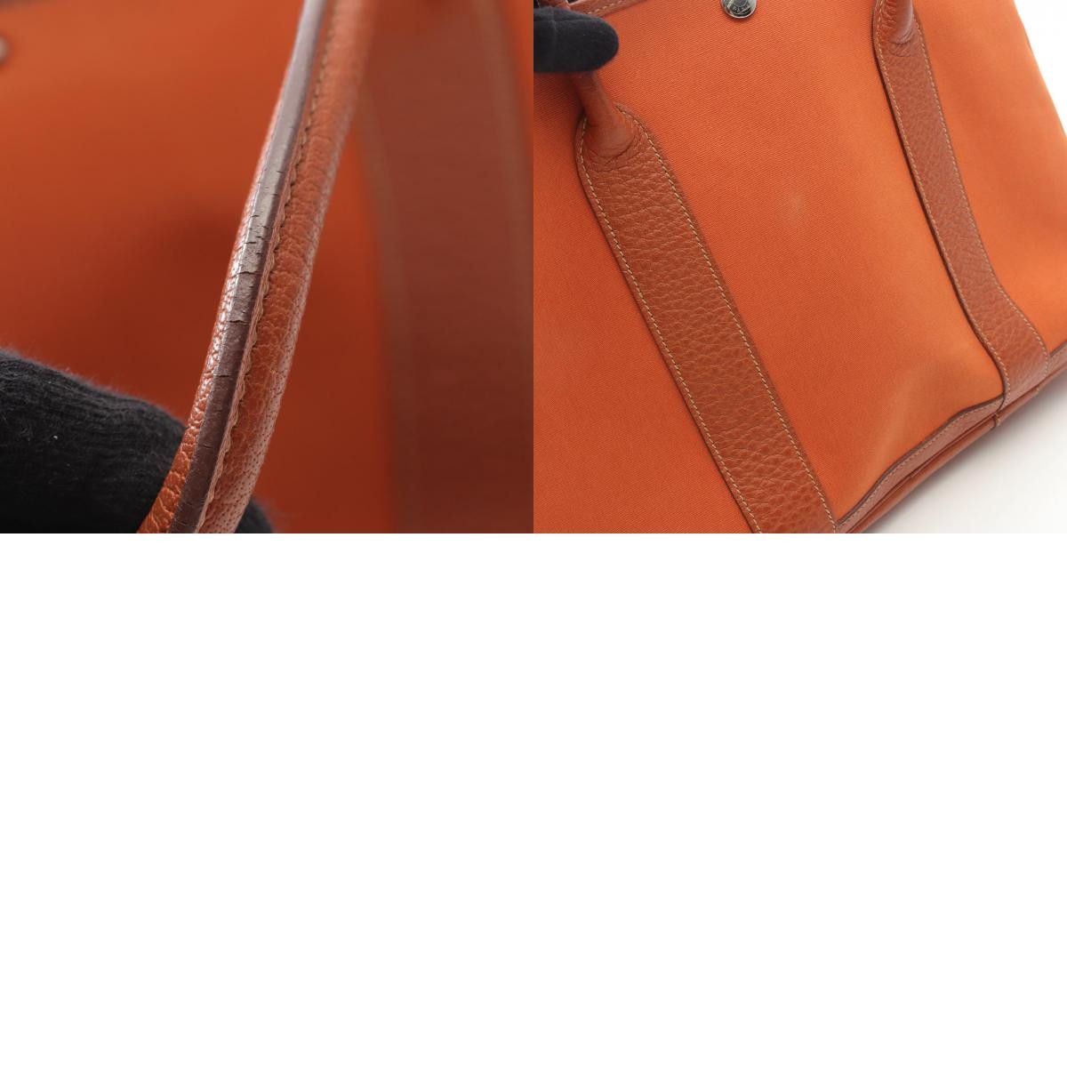 Hermes Hermes Hermes Garden Party PM Toile Officier Leather Tote Bag Leather Tote Bag Stamp J (2006) Size ONE SIZE - 10 Thumbnail