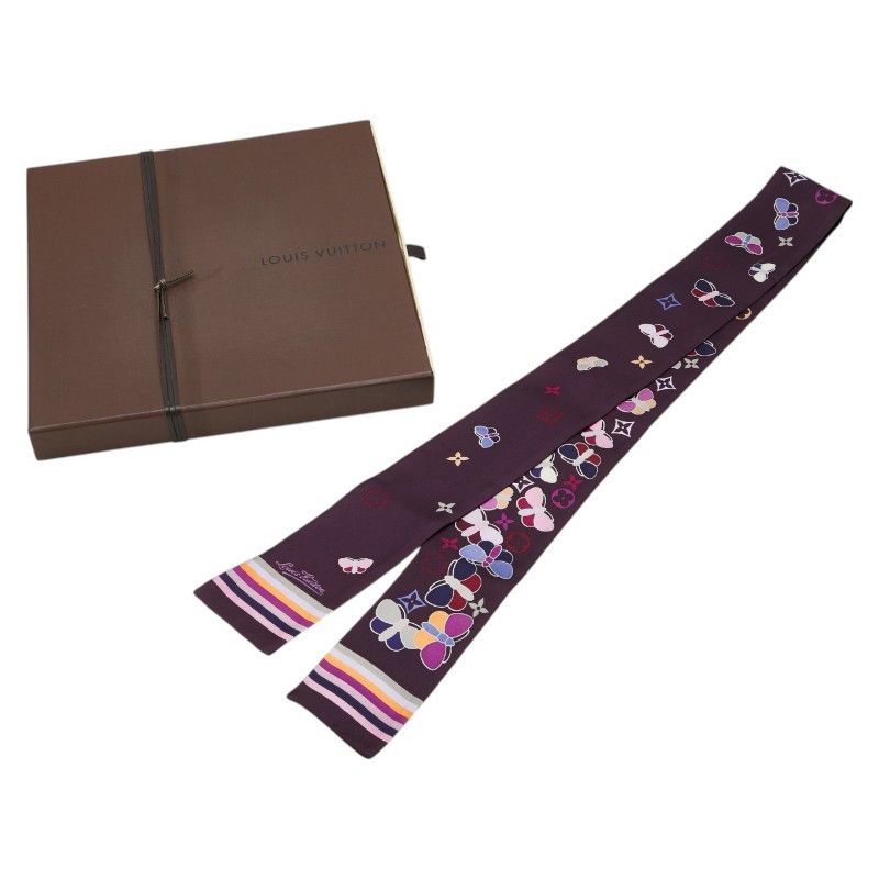 Louis Vuitton Louis Vuitton Louis Vuitton Bandeau Monogram Silk Scarf Others Scarf Size ONE SIZE - 5 Thumbnail