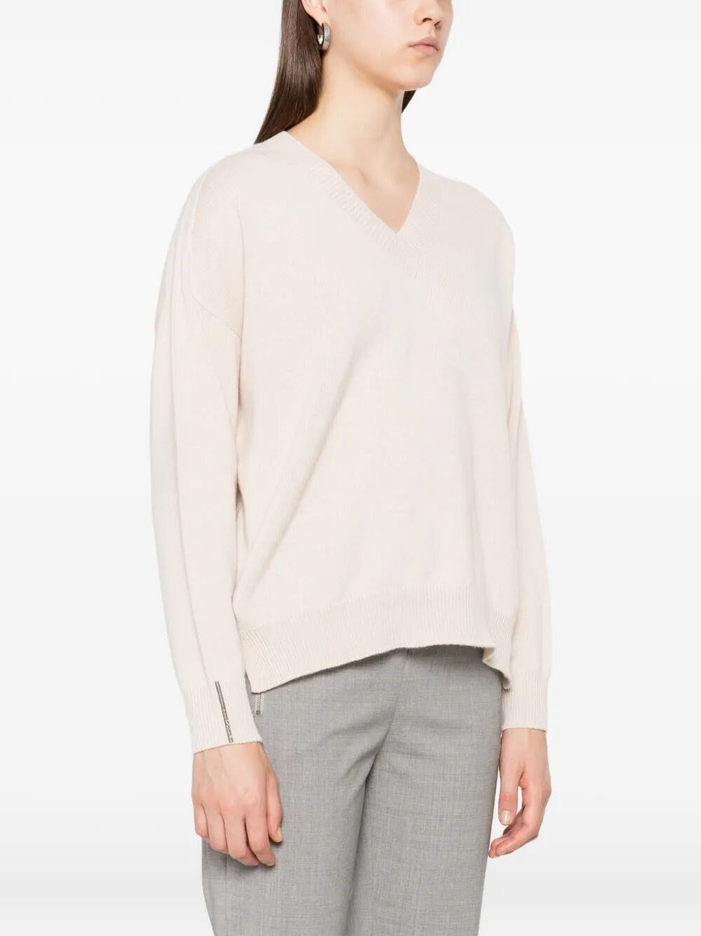 Peserico Tricot Sweater Size M / US 6-8 / IT 42-44 - 3 Thumbnail