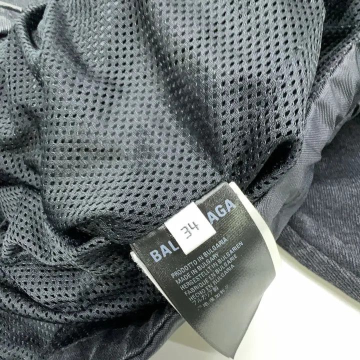 Balenciaga Balenciaga FW21 Large Logo Printed Jacket 0079 Size XS / US 0-2 / IT 36-38 - 4 Thumbnail