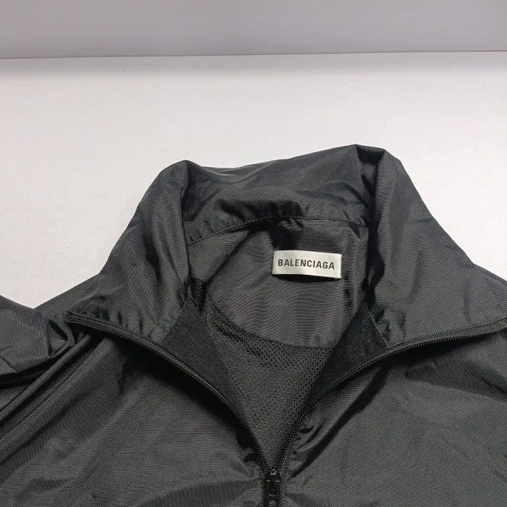 Balenciaga Balenciaga FW21 Logo Print Black Jacket for Women 0079 Size XS / US 0-2 / IT 36-38 - 6 Thumbnail