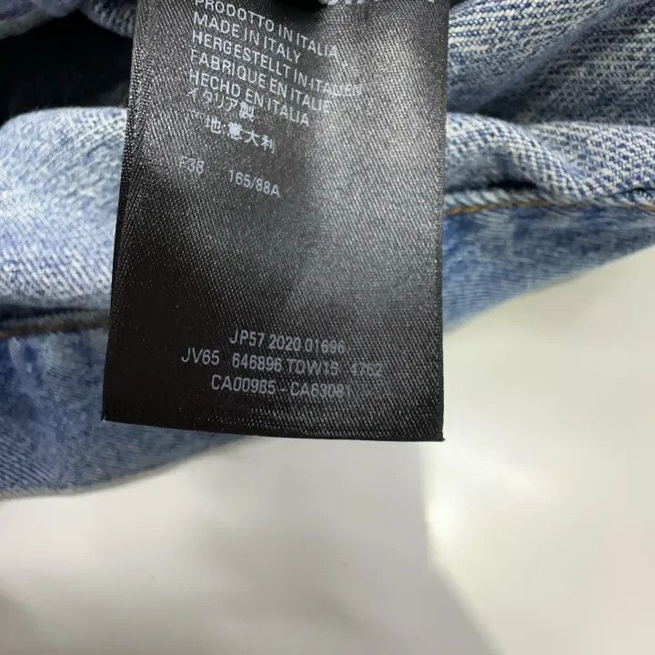 Balenciaga Balenciaga Women's Denim Jacket in Blue 0079 Size M / US 6-8 / IT 42-44 - 5 Thumbnail