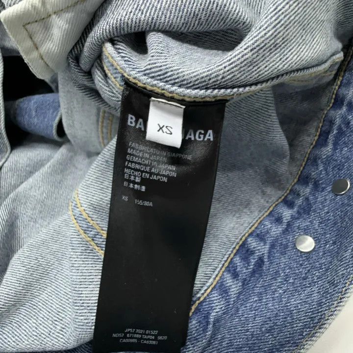 Balenciaga Balenciaga Denim Jacket with Wash Effect 0079 Size XS / US 0-2 / IT 36-38 - 4 Thumbnail