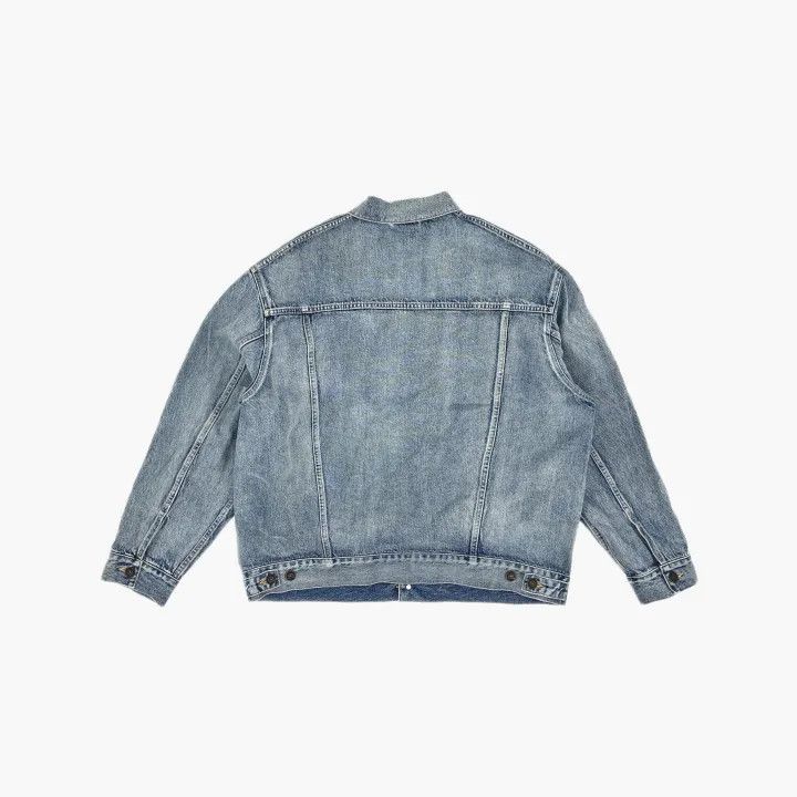 Balenciaga Balenciaga Denim Jacket with Wash Effect 0079 Size XS / US 0-2 / IT 36-38 - 3 Thumbnail