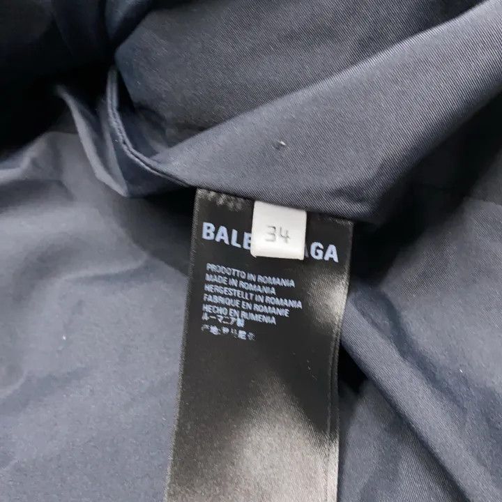 Balenciaga Balenciaga Black Casual Oversized Jacket for Women 0079 Size S / US 4 / IT 40 - 5 Thumbnail