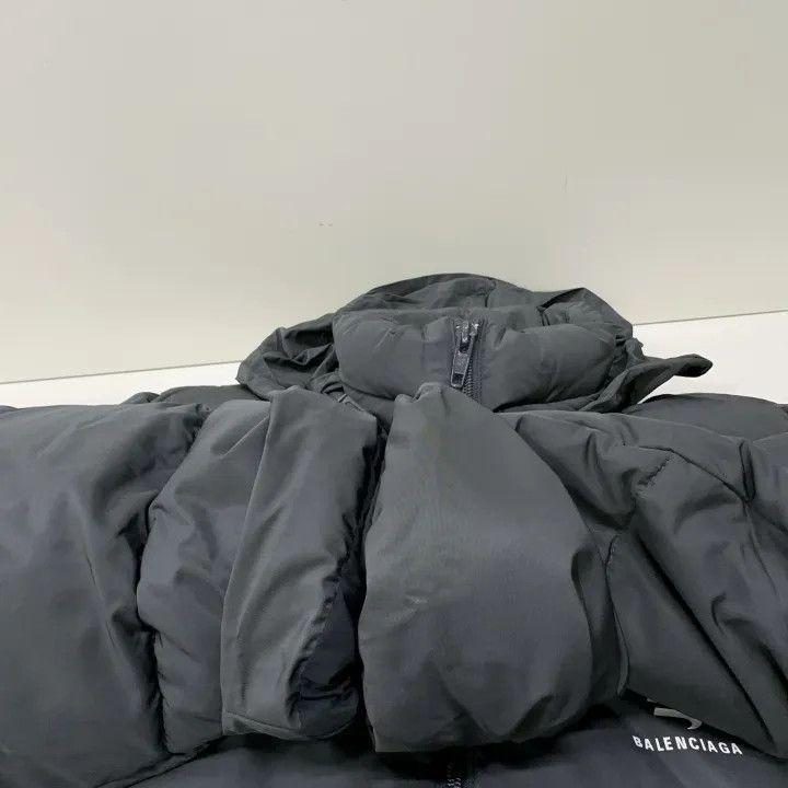 Balenciaga Balenciaga Gray Performance Logo Satin Jacket 0079 Size XS / US 0-2 / IT 36-38 - 9 Thumbnail