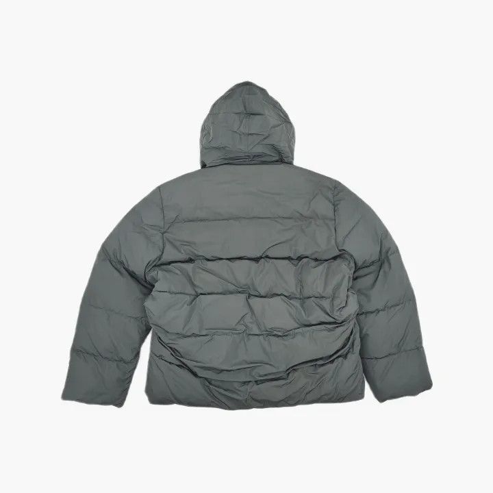 Balenciaga Balenciaga Gray Performance Logo Satin Jacket 0079 Size XS / US 0-2 / IT 36-38 - 3 Thumbnail