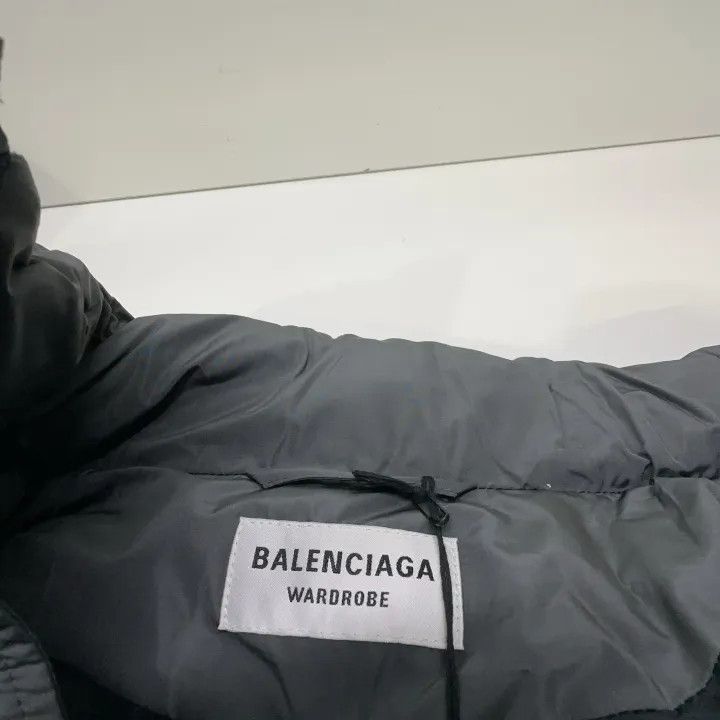 Balenciaga Balenciaga Gray Performance Logo Satin Jacket 0079 Size XS / US 0-2 / IT 36-38 - 6 Thumbnail