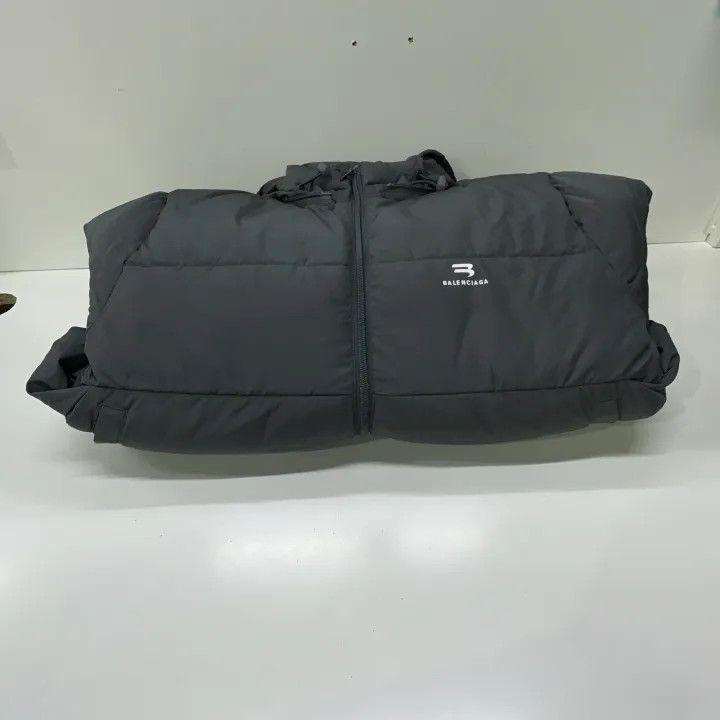 Balenciaga Balenciaga Gray Performance Logo Satin Jacket 0079 Size XS / US 0-2 / IT 36-38 - 12 Thumbnail
