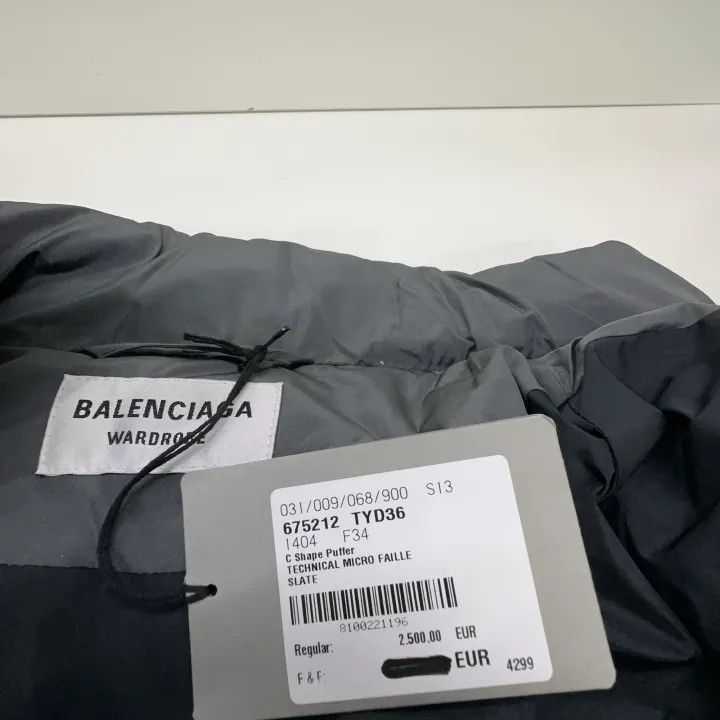 Balenciaga Balenciaga Gray Performance Logo Satin Jacket 0079 Size XS / US 0-2 / IT 36-38 - 7 Thumbnail