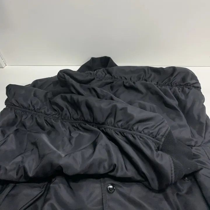Balenciaga Balenciaga Black Logo Print Bomber Jacket 0079 Size S / US 4 / IT 40 - 9 Thumbnail