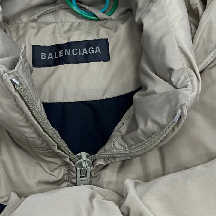 Balenciaga Balenciaga FW23 Color Logo High Neck Jacket 0079 Size S / US 4 / IT 40 - 3 Thumbnail