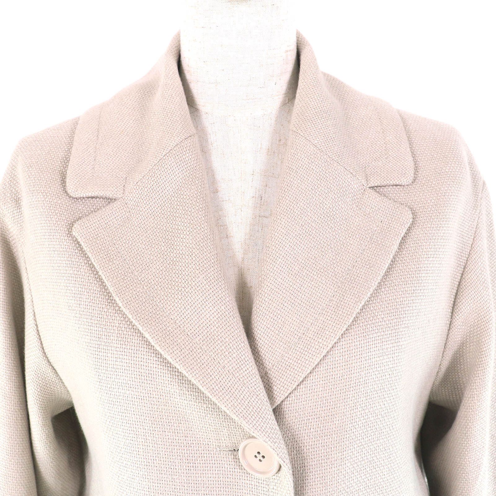 Max Mara MaxMara S MaxMara DESIGN FOR EASY LIVING Linen Coat Others Outerwear DUTY FREE for USA Size ONE SIZE - 4 Thumbnail