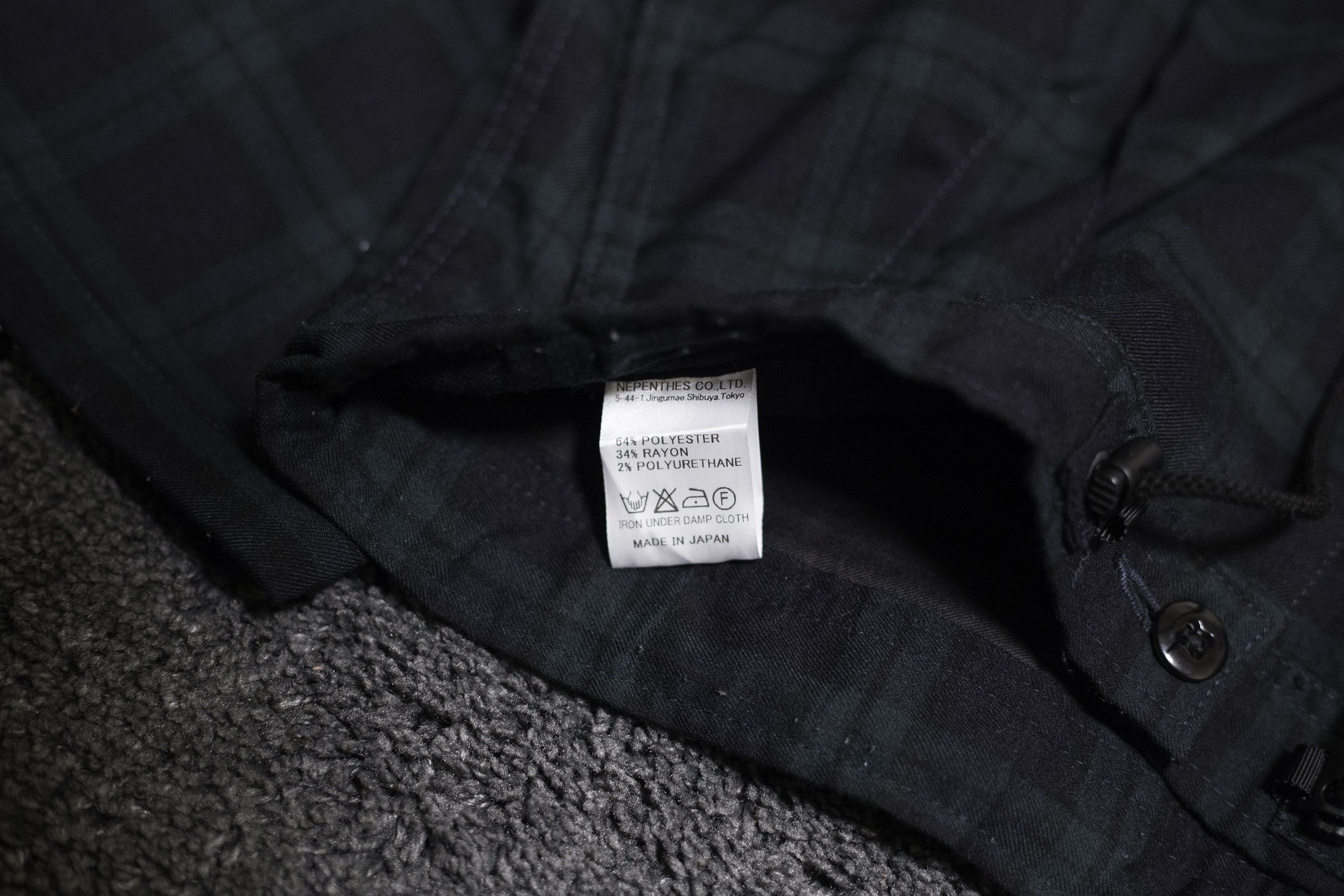 Needles Adjustable Plaid Pant Green Blue Size US 32 / EU 48 - 4 Thumbnail
