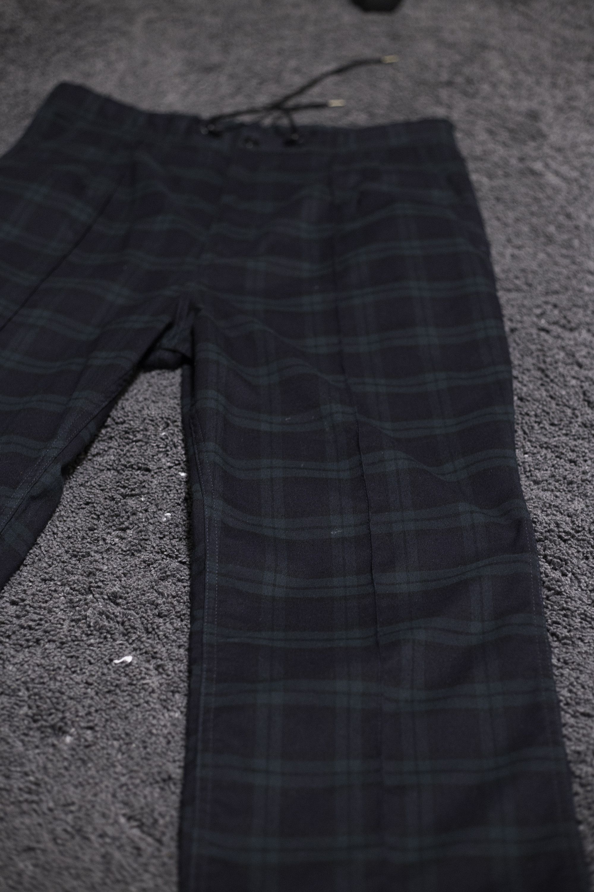 Needles Adjustable Plaid Pant Green Blue Size US 32 / EU 48 - 6 Thumbnail