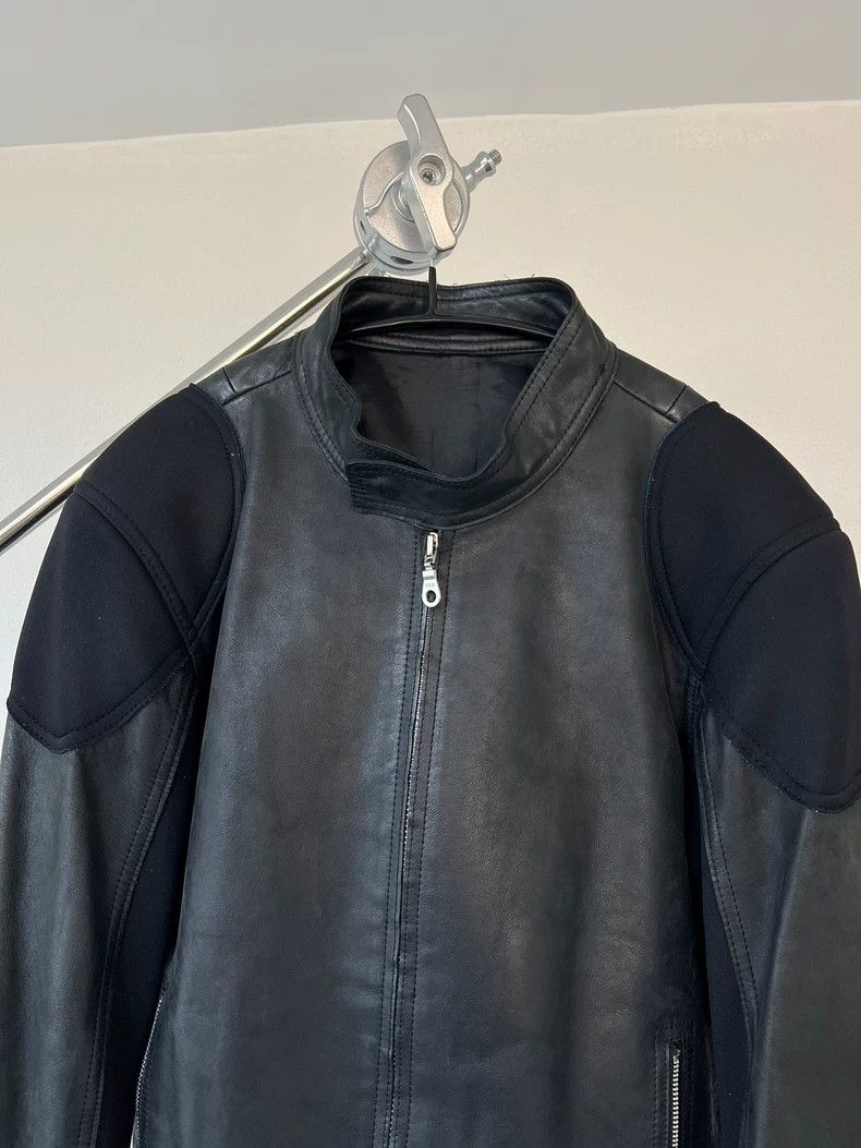 Yohji Yamamoto stylish yohji yamamoto leather biker jacket Size US L / EU 52-54 / 3 - 3 Thumbnail
