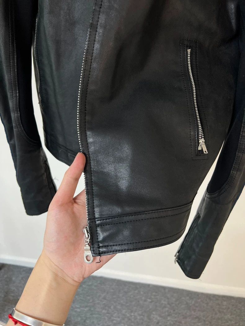 Yohji Yamamoto stylish yohji yamamoto leather biker jacket Size US L / EU 52-54 / 3 - 7 Thumbnail